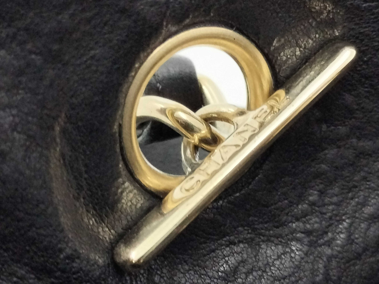 CHANEL Matelasse Lamb Chain Shoulder Bag with Card and Sticker