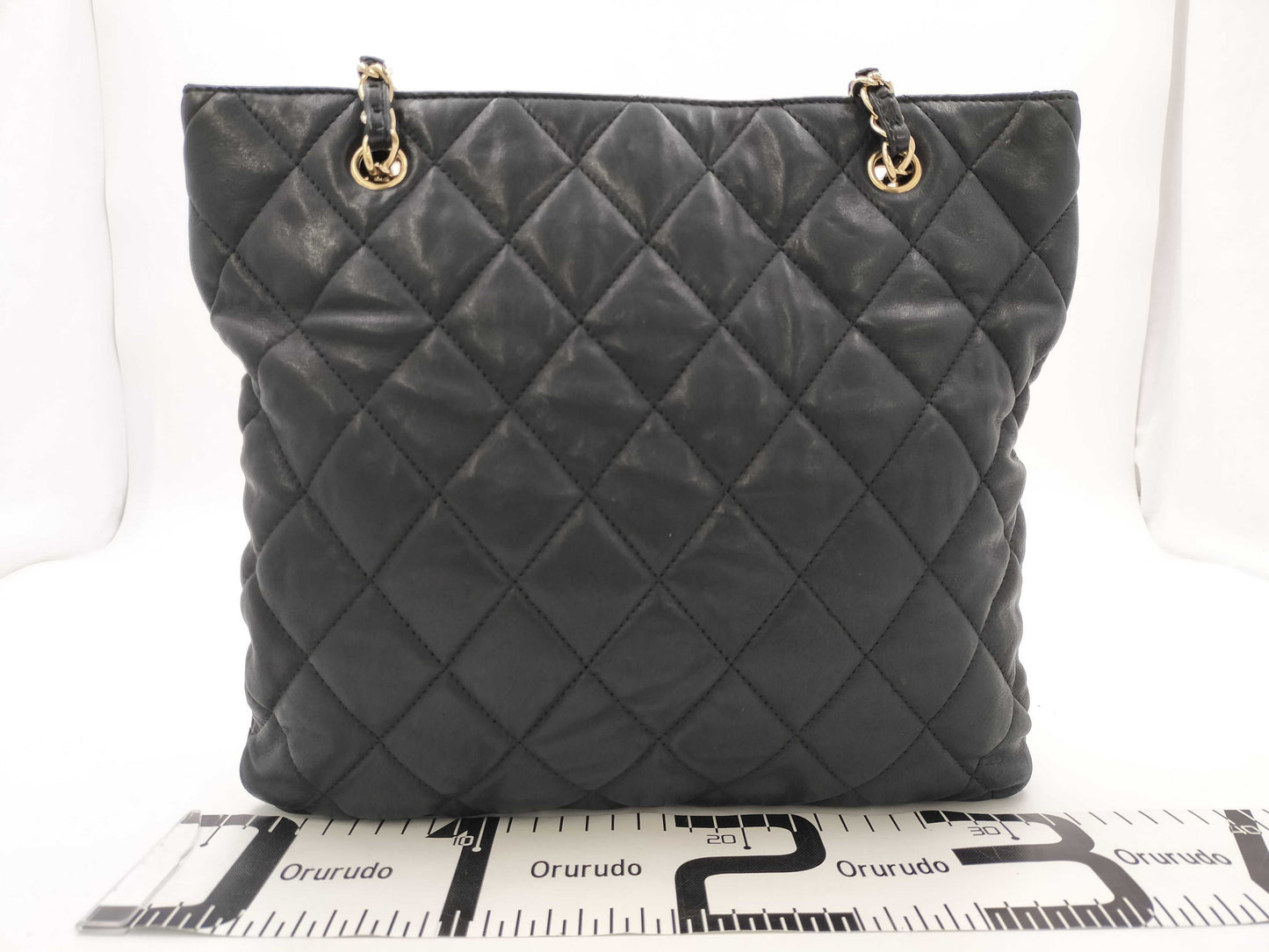 CHANEL Matelasse Lamb Chain Shoulder Bag with Card and Sticker