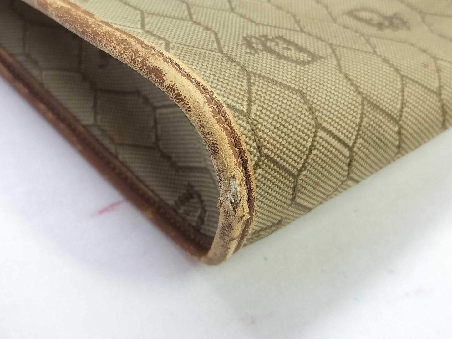 Dior Honeycomb Canvas Shoulder Bag