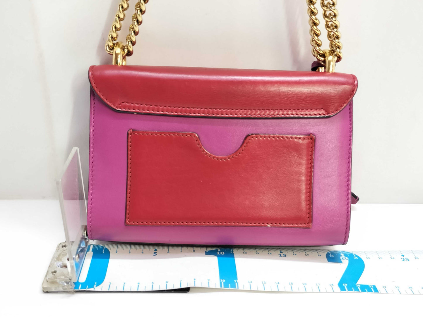 GUCCI Padlock Leather Chain Shoulder Bag