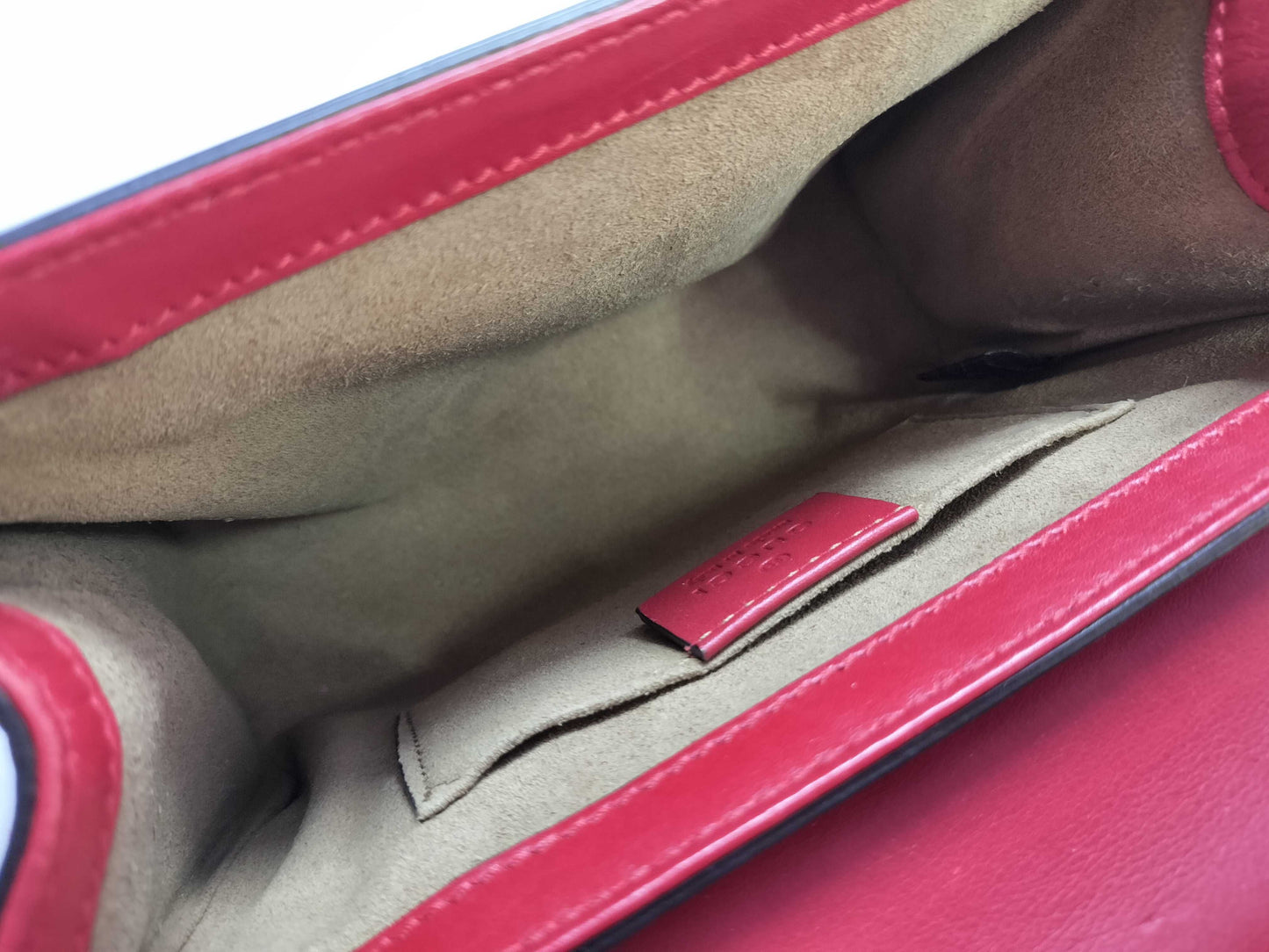 GUCCI Padlock Leather Chain Shoulder Bag