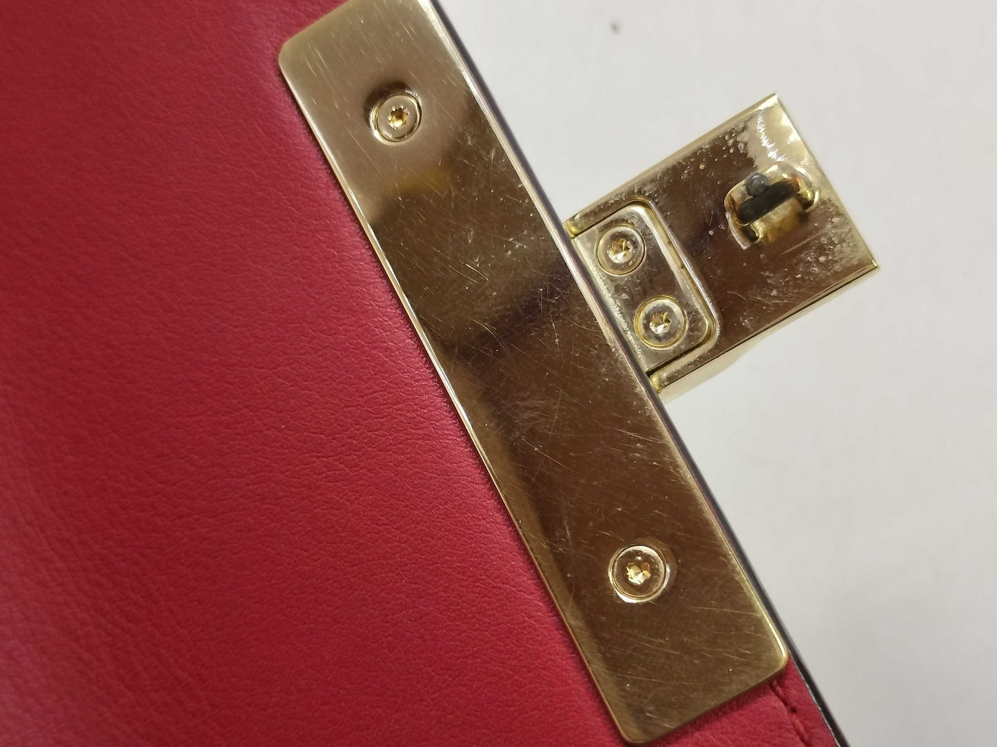 GUCCI Padlock Leather Chain Shoulder Bag