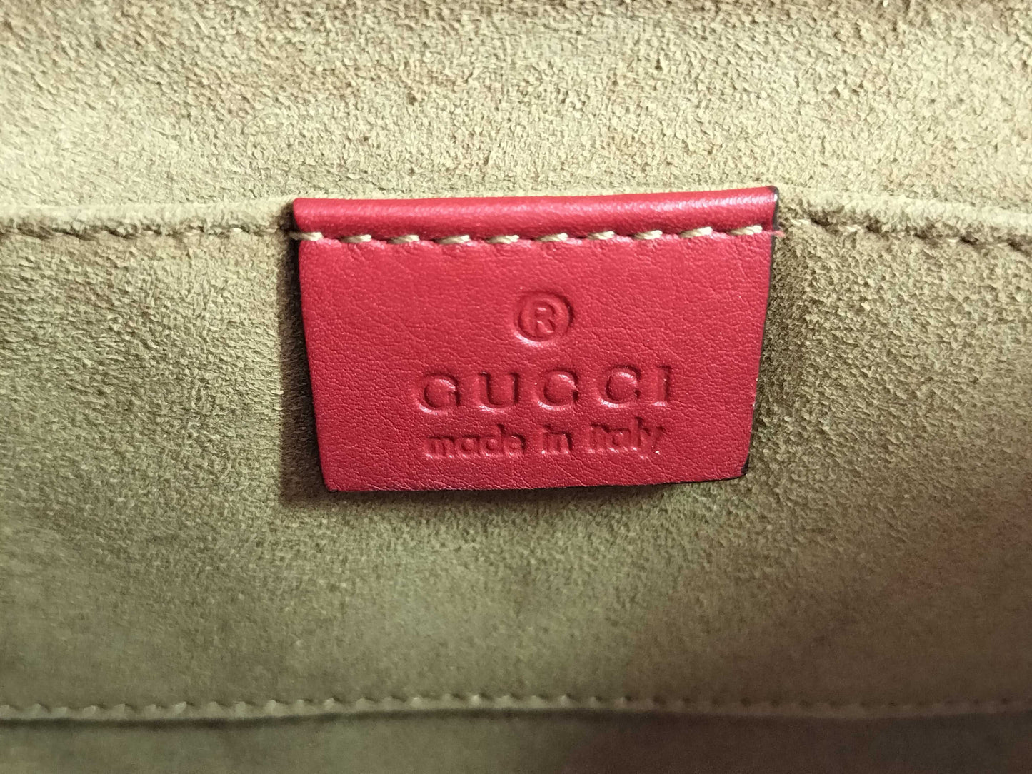 GUCCI Padlock Leather Chain Shoulder Bag
