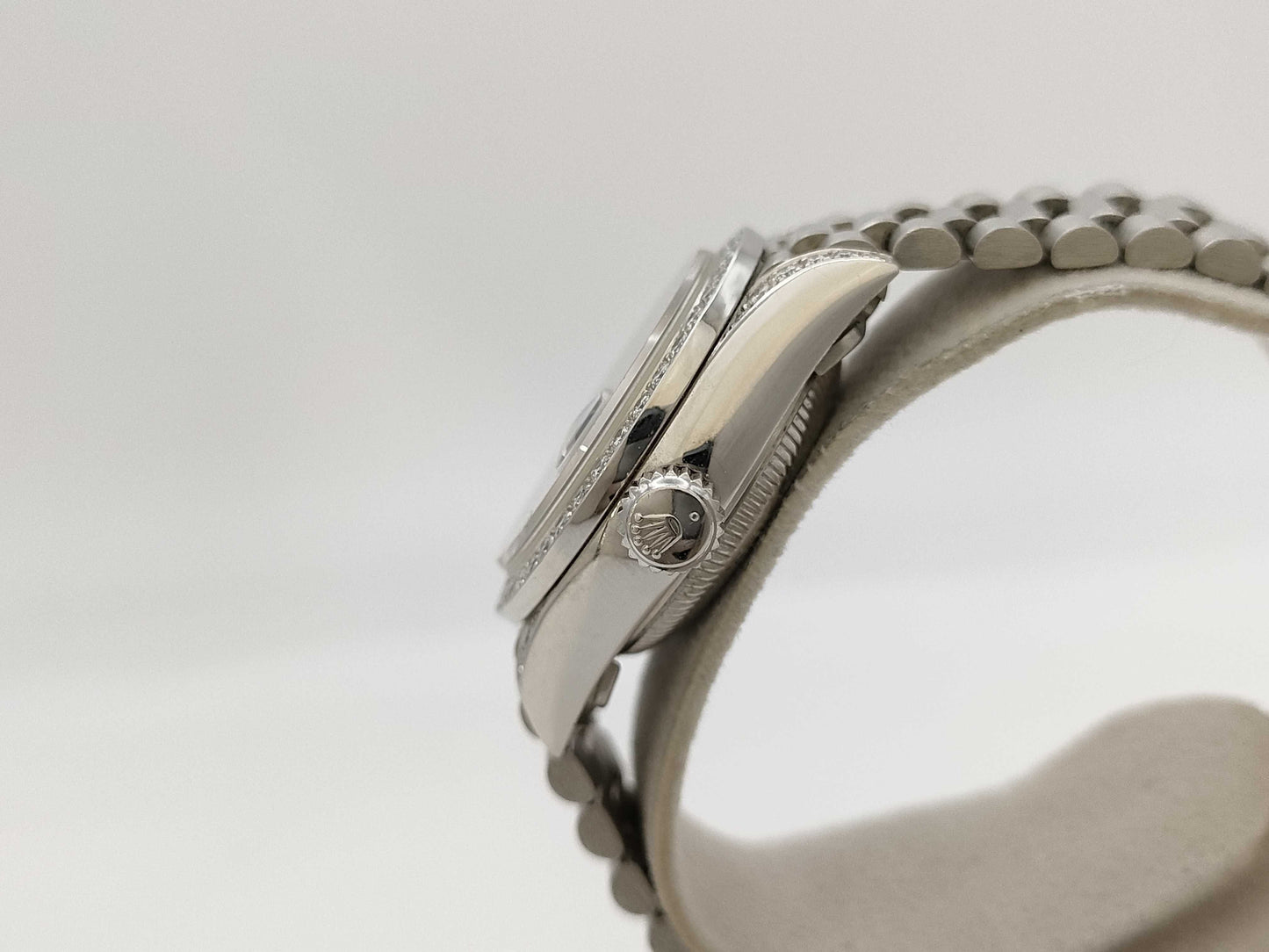 ROLEX 69156G W009073 Bluegrass K18 Women's Watch with Genuine Dial Guarantee