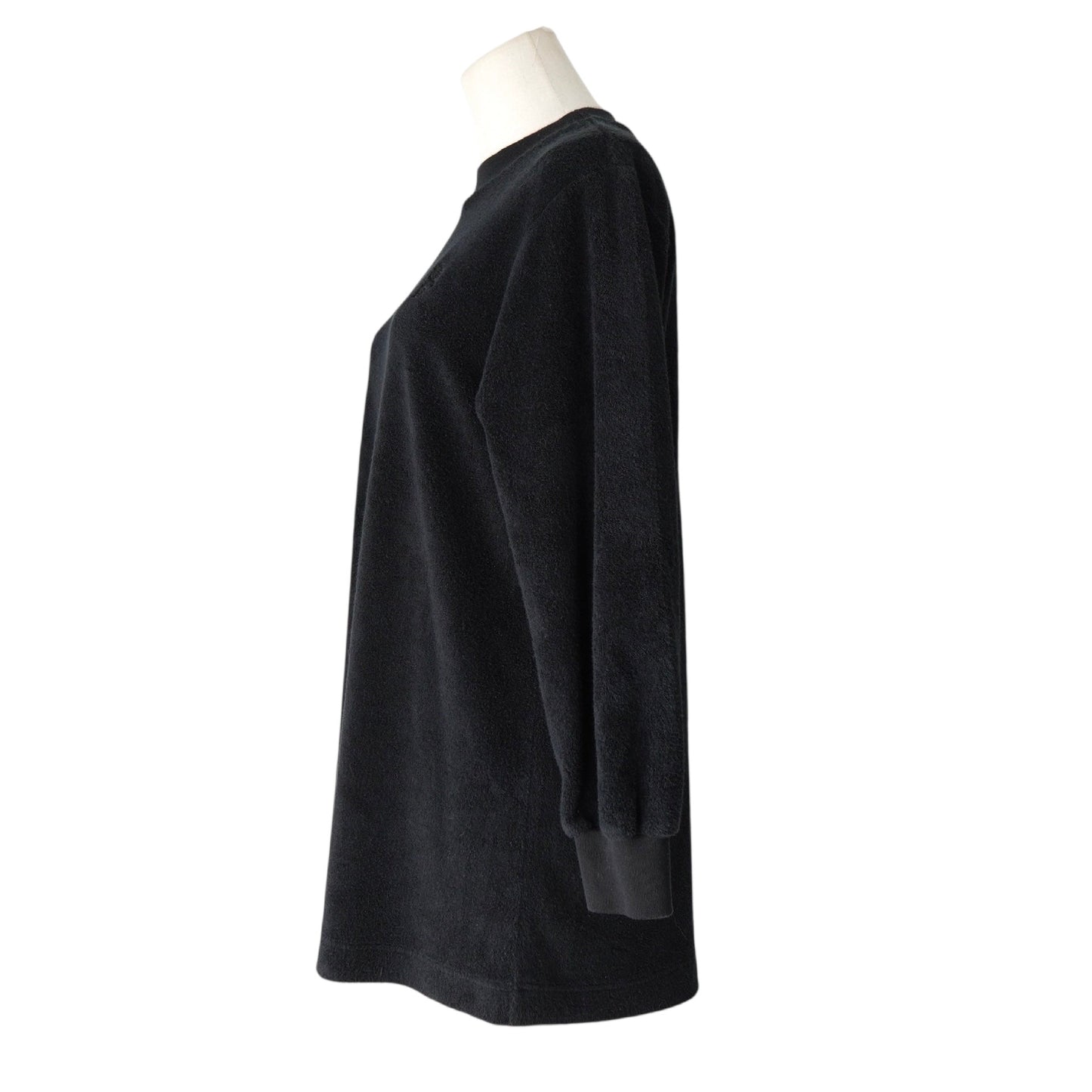Dior Christian Dior 1990s Vintage CD Logo Embroidered Long Sweatshirt Black Women's Size M Top