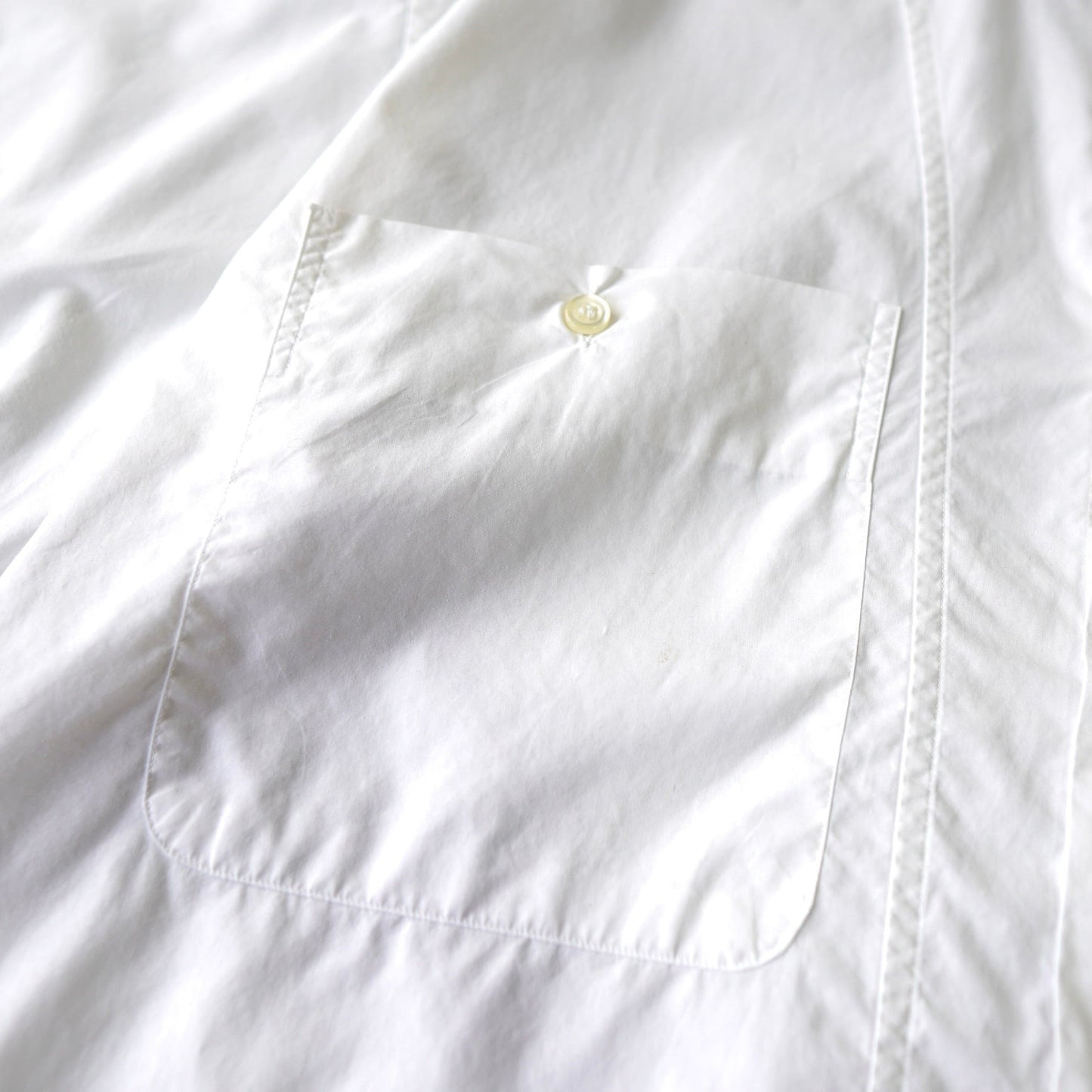 GIVENCHY Short Sleeve Shirt with Marine Logo, White, 1980s-1990s