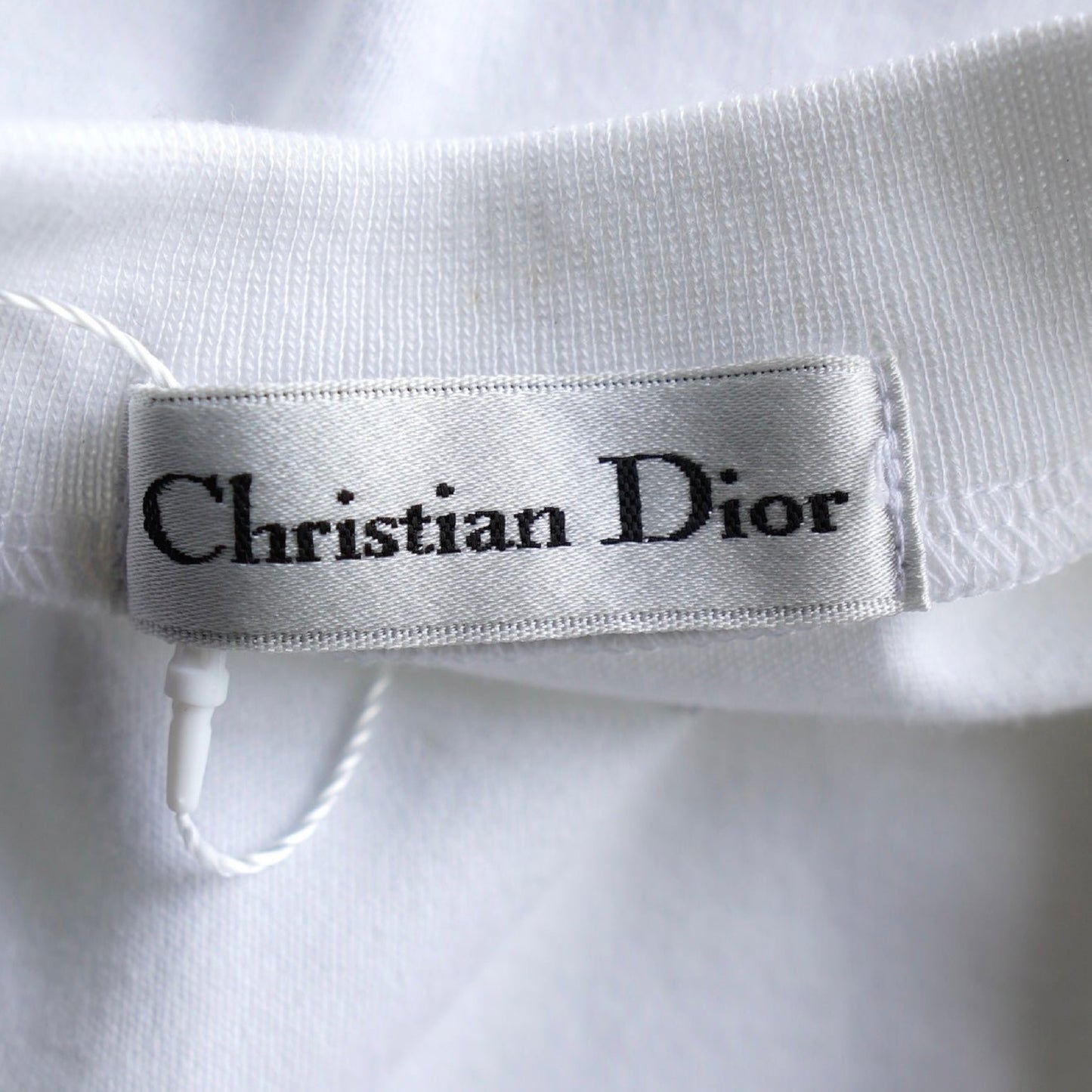Dior Christian Dior Short Sleeve T-Shirt Flower Logo White 1990s T-Shirt