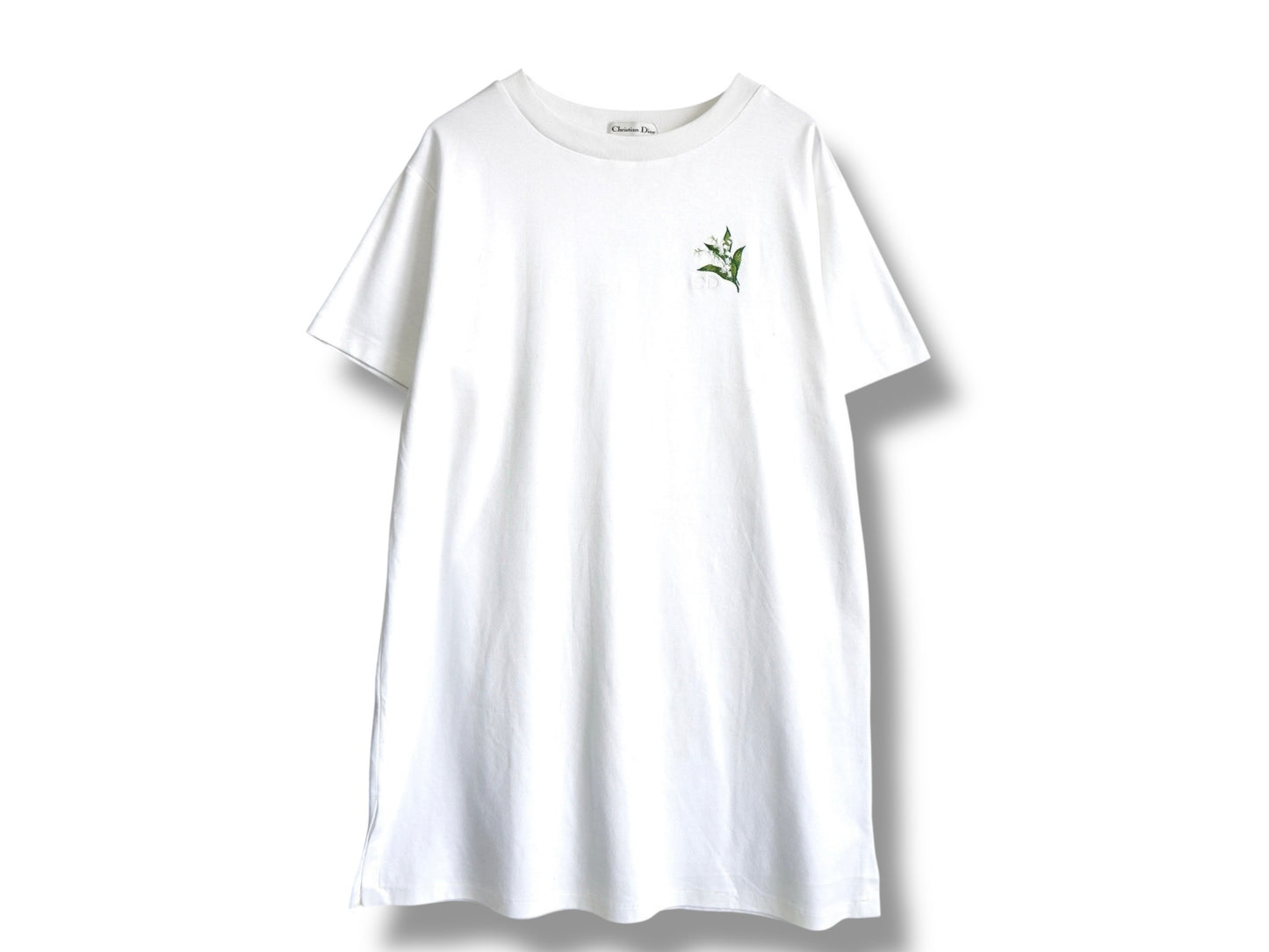 Dior Christian Dior Short Sleeve T-Shirt Flower Logo White 1990s T-Shirt