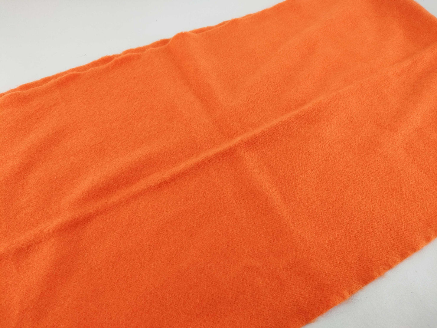 HERMES Cashmere Scarf Orange Other Accessories