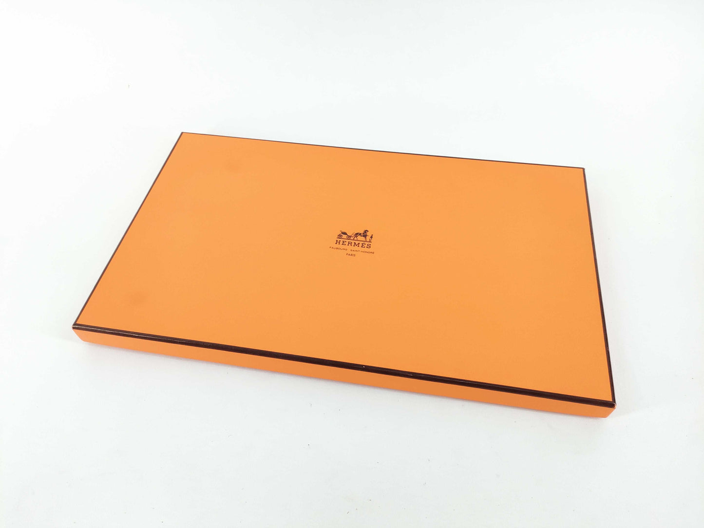 HERMES Cashmere Scarf Orange Other Accessories