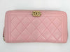 CHANEL CHANEL Boy Chanel Matelasse Coco Mark Long Wallet