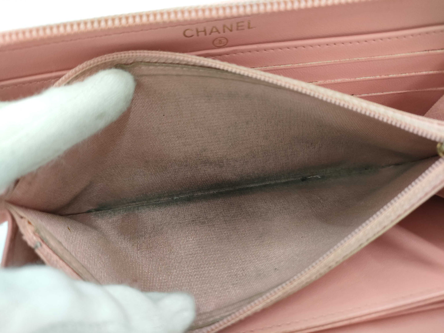 CHANEL CHANEL Boy Chanel Matelasse Coco Mark Long Wallet
