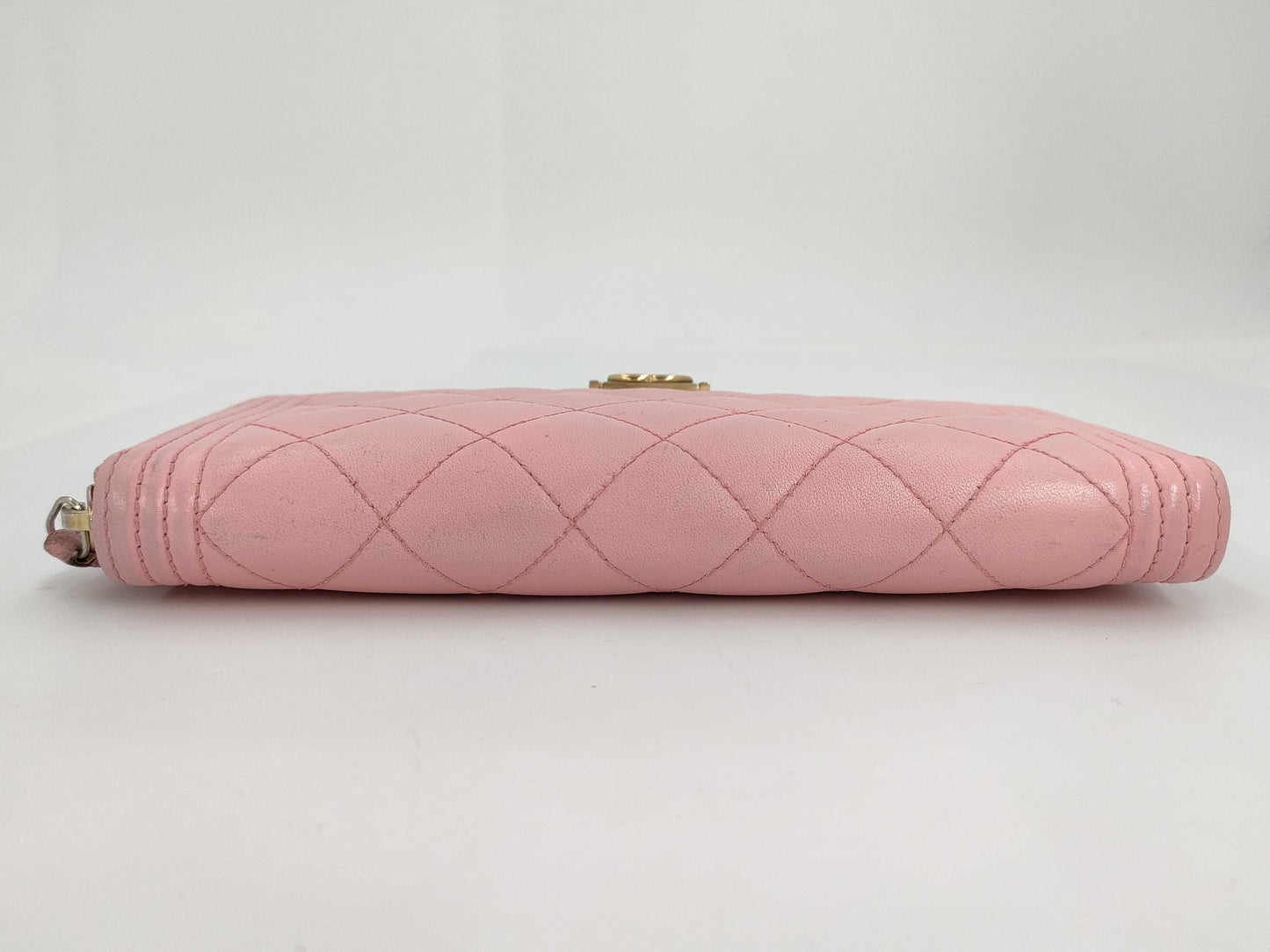 CHANEL CHANEL Boy Chanel Matelasse Coco Mark Long Wallet