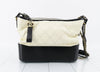 CHANEL Gabriel de White/Black Chain Shoulder Bag, No. 23, Shoulder Bag