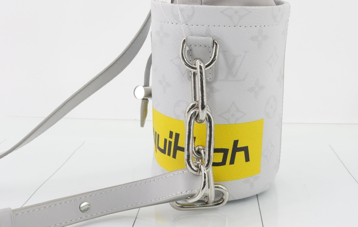 LOUIS VUITTON Monogram Chalk Nano M44631 NZ2109 Shoulder Bag