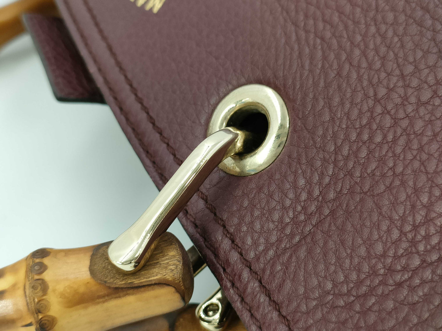 GUCCI Bamboo 2-Way Shoulder Bag/Handbag