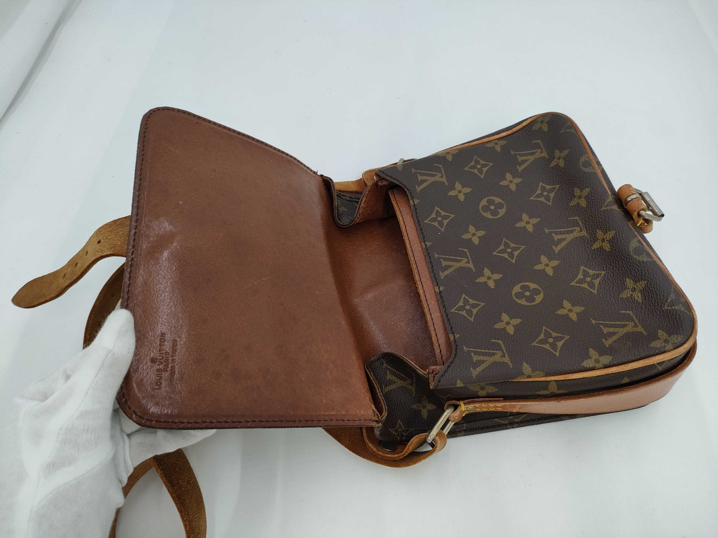 LOUIS VUITTON Monogram Cartouchiere Shoulder Bag