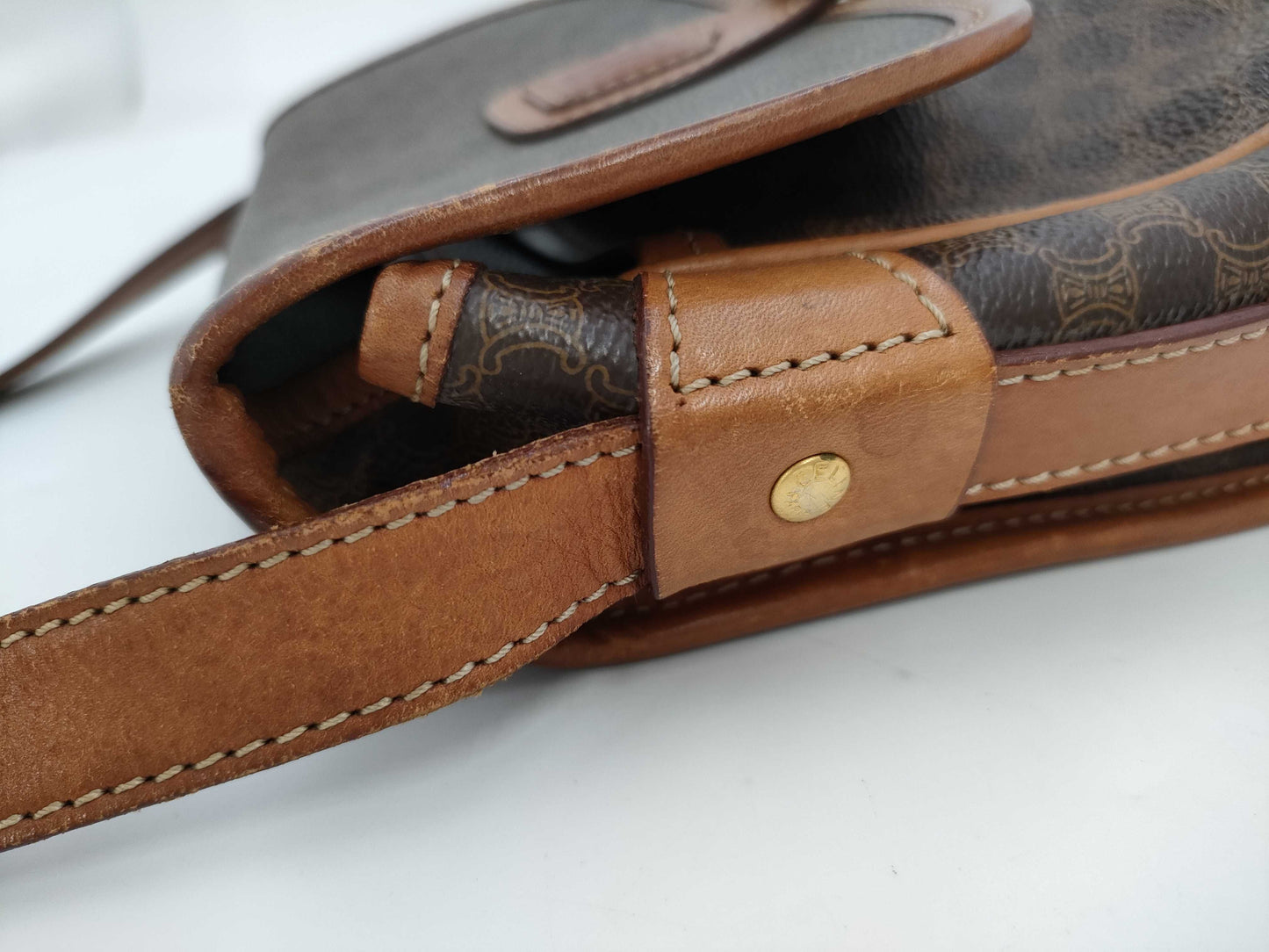 CELINE Macadam Shoulder Bag