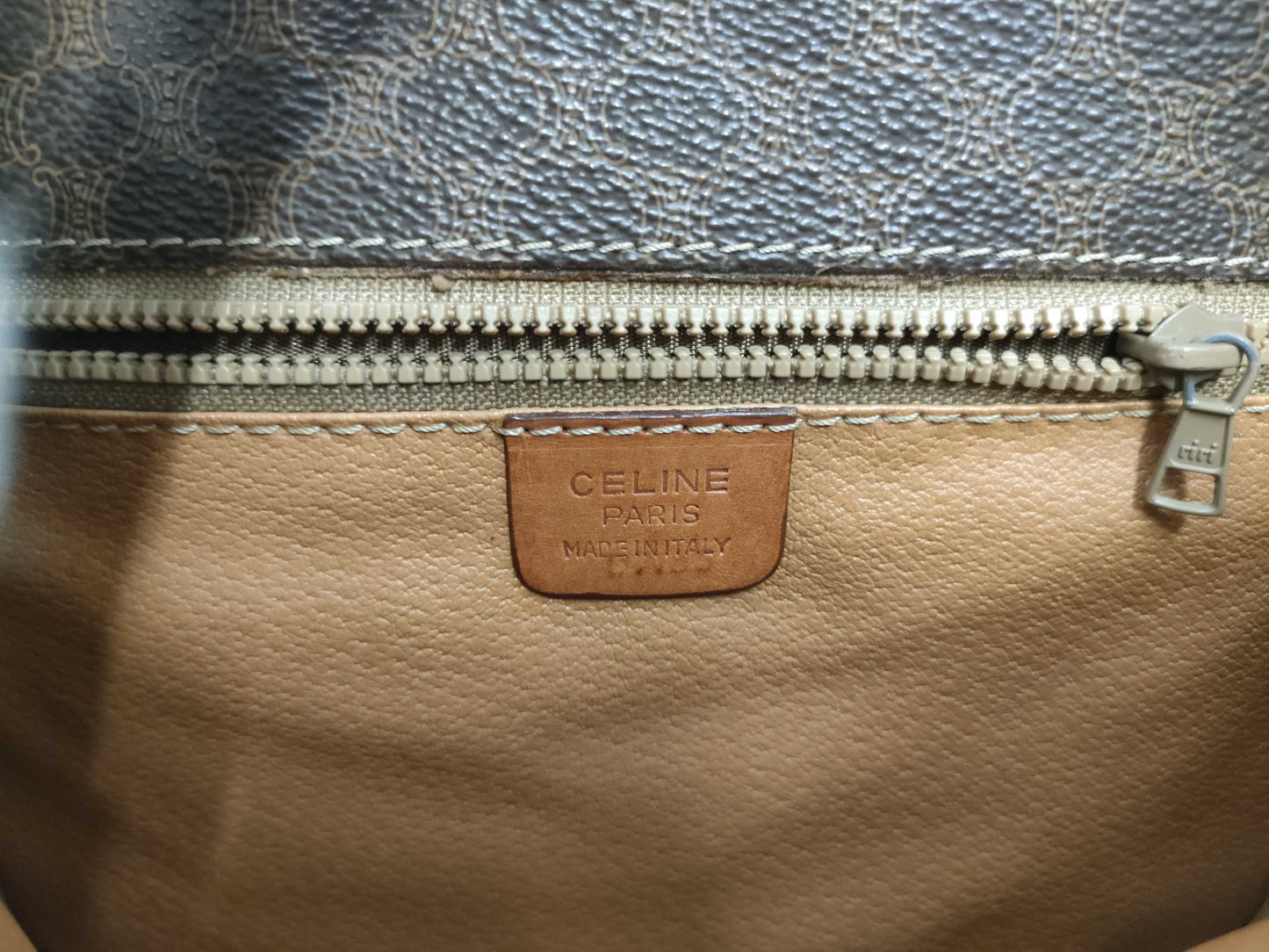 CELINE Macadam Shoulder Bag