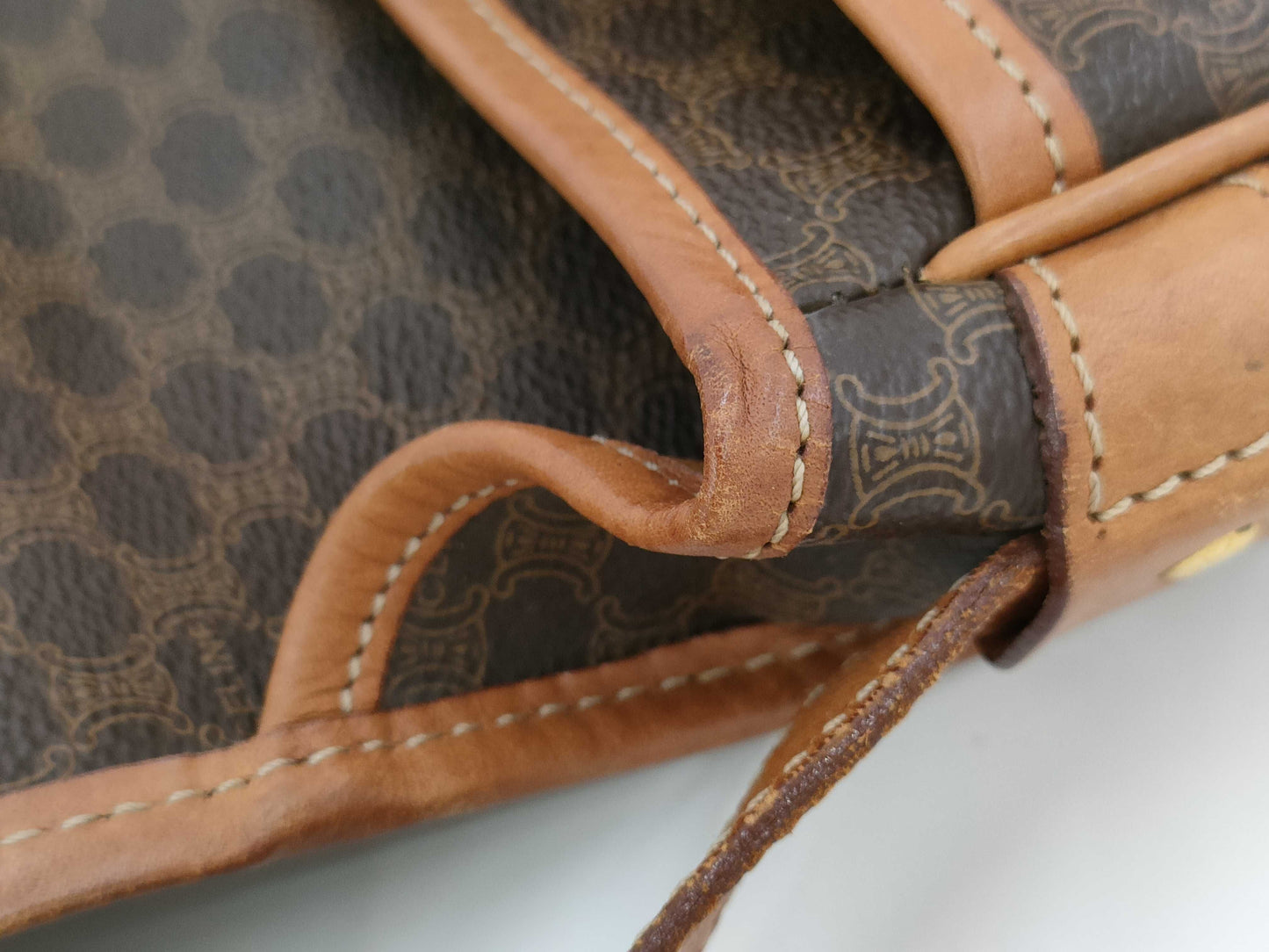CELINE Macadam Shoulder Bag