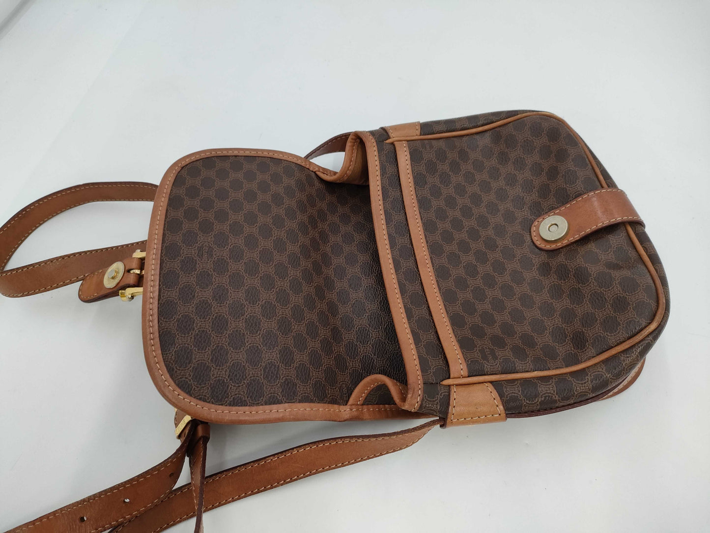 CELINE Macadam Shoulder Bag