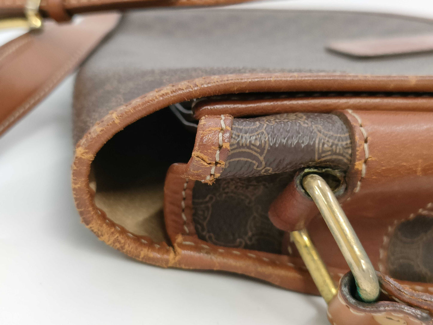 CELINE Macadam Shoulder Bag