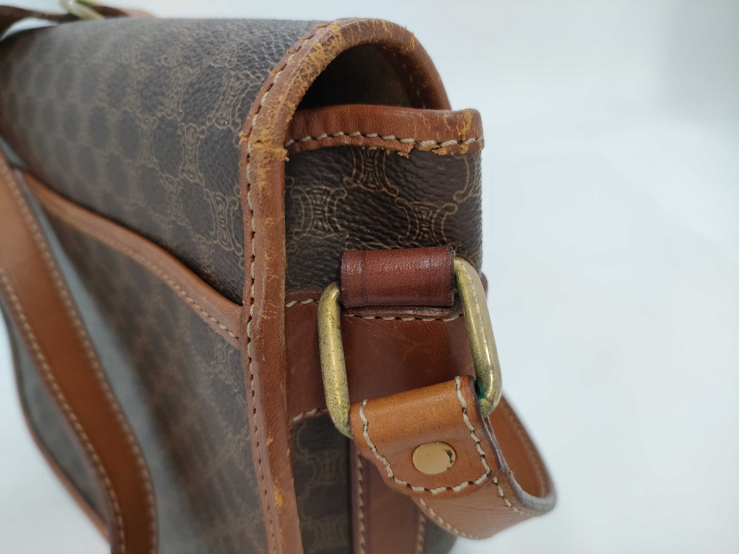 CELINE Macadam Shoulder Bag