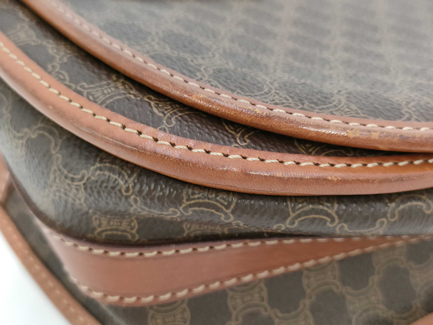 CELINE Macadam Shoulder Bag
