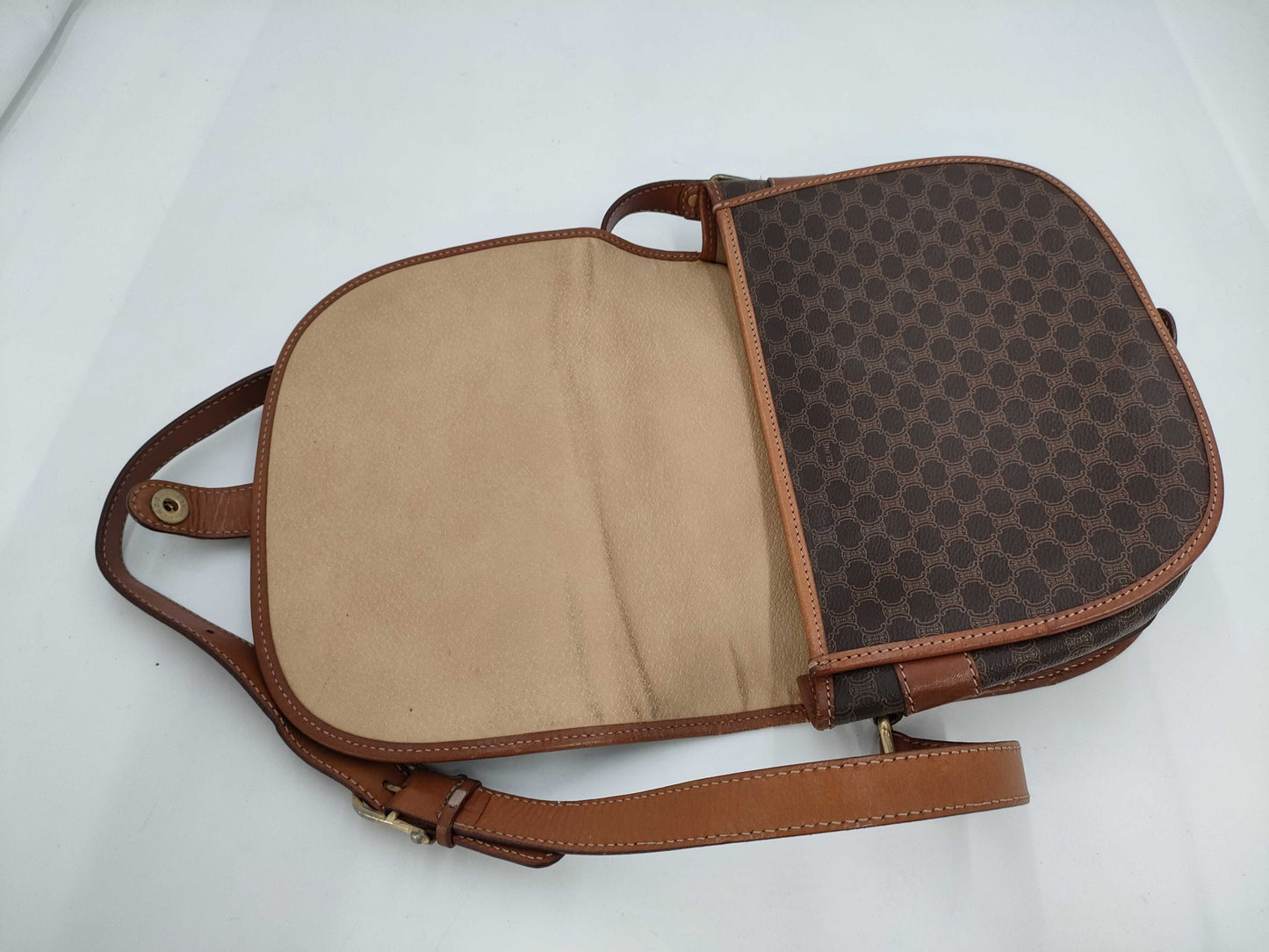 CELINE Macadam Shoulder Bag