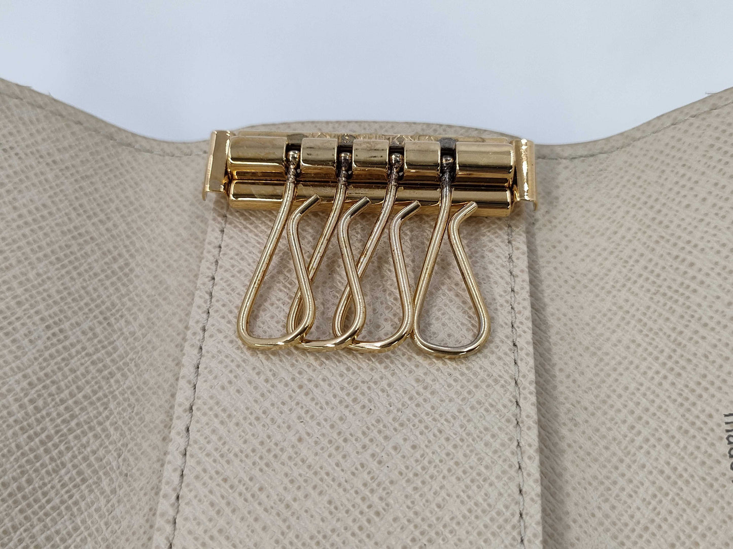 LOUIS VUITTON Damier Azur Key Case Other Accessories