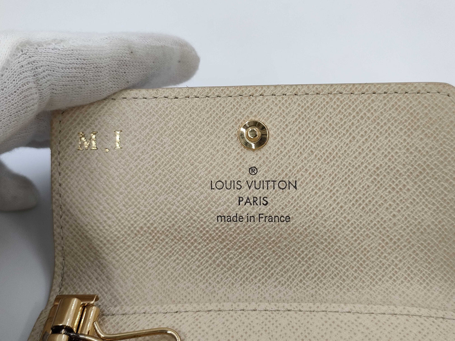 LOUIS VUITTON Damier Azur Key Case Other Accessories