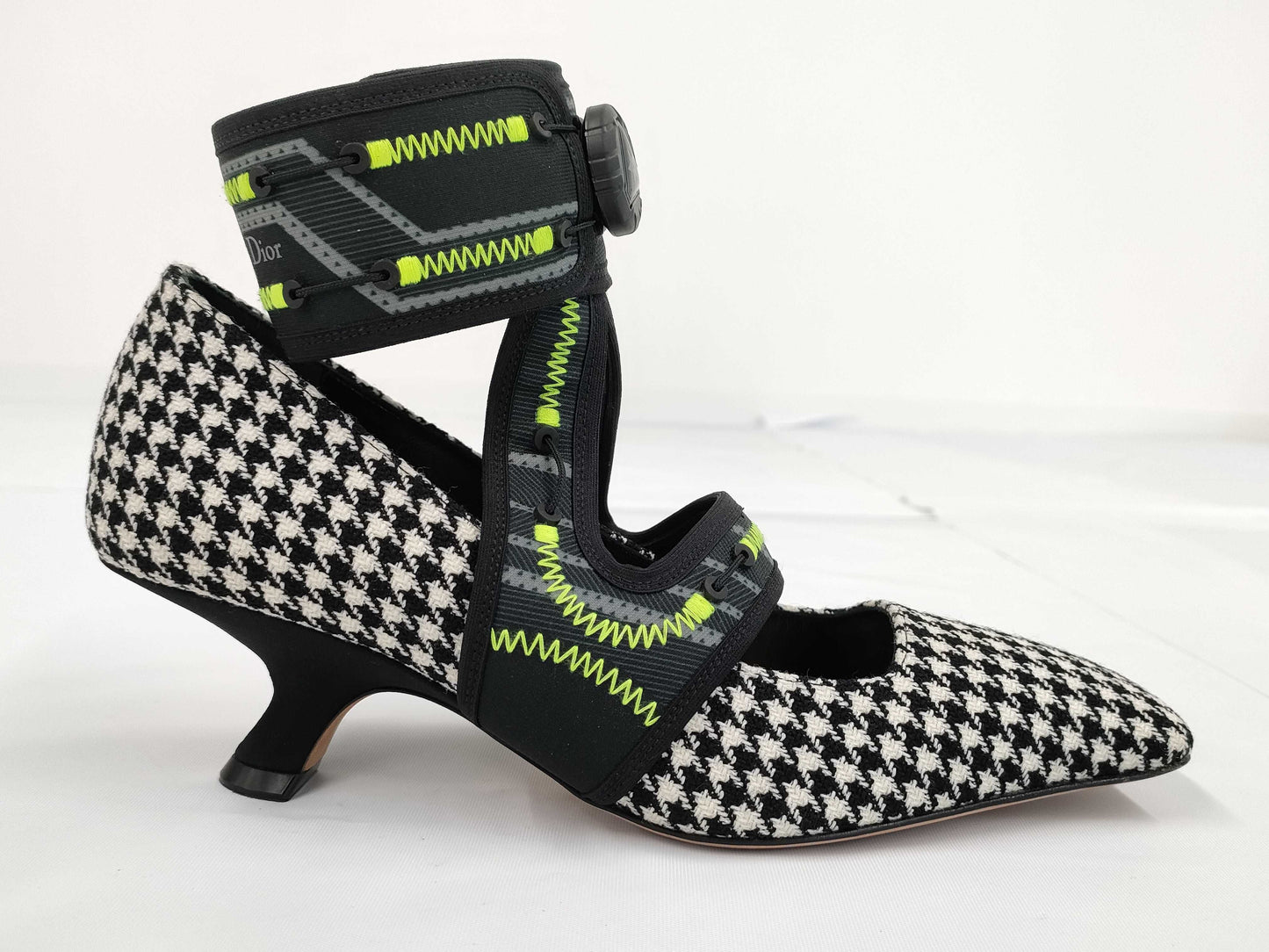 Dior Houndstooth Heel Size 37 Other Shoes