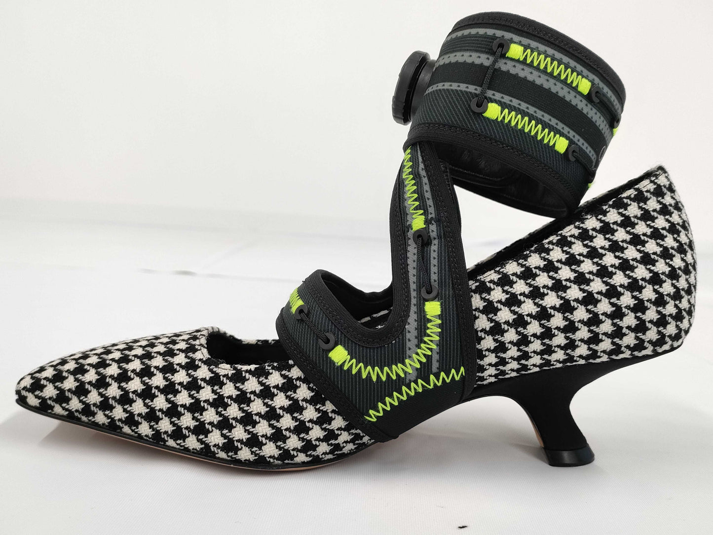 Dior Houndstooth Heel Size 37 Other Shoes
