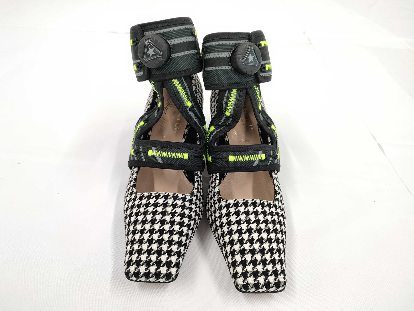 Dior Houndstooth Heel Size 37 Other Shoes