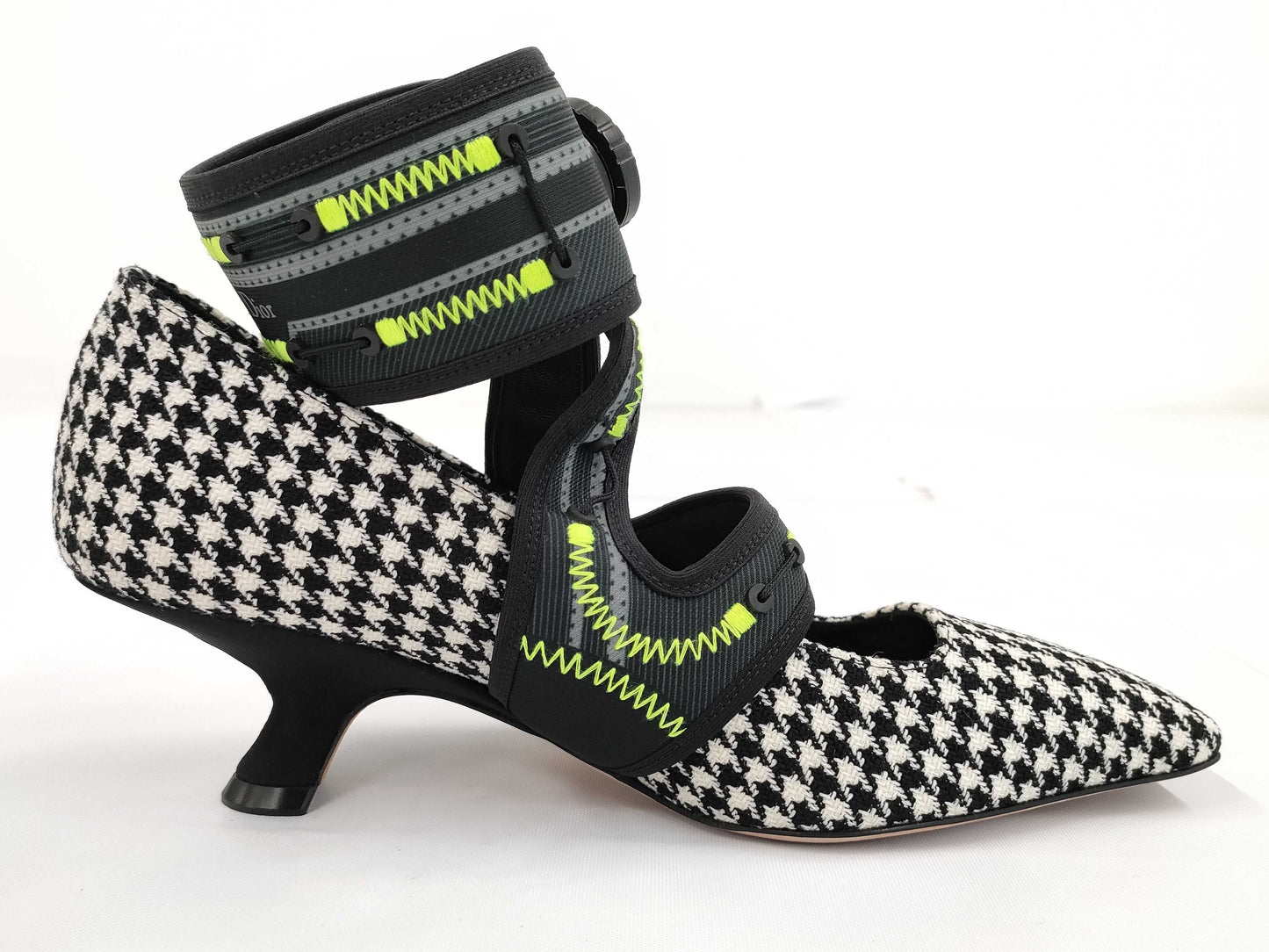 Dior Houndstooth Heel Size 37 Other Shoes