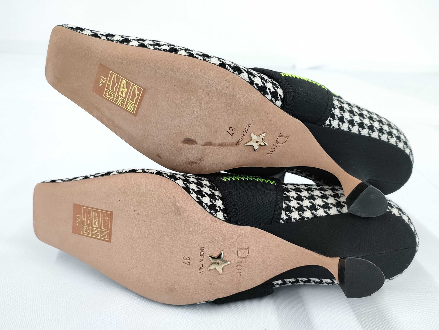 Dior Houndstooth Heel Size 37 Other Shoes