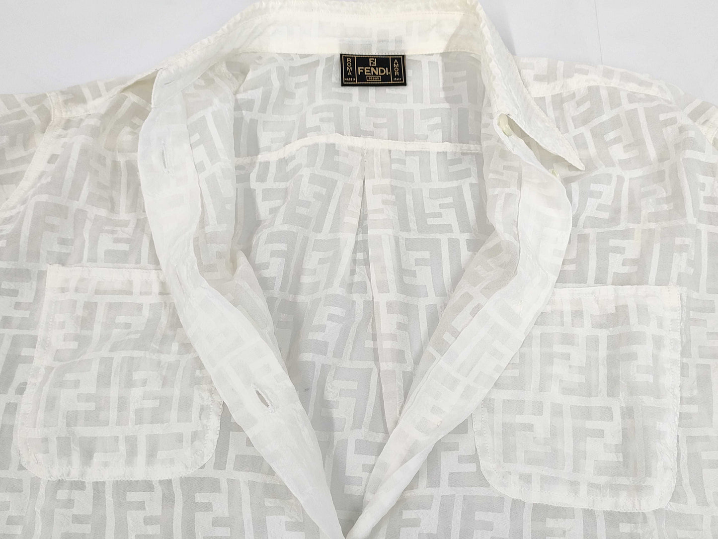 FENDI Zucca Shirt Size I40 Shirt