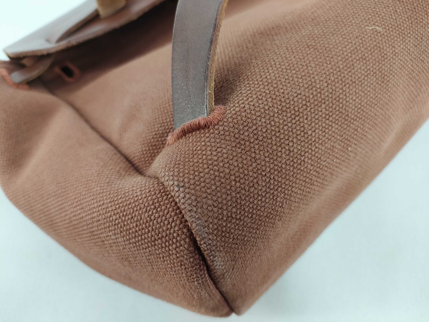 HERMES Air Bag, Hermès Air Bag Ad, PM, E Stamp, Brown, Accessories: Spare Bag, Handbag