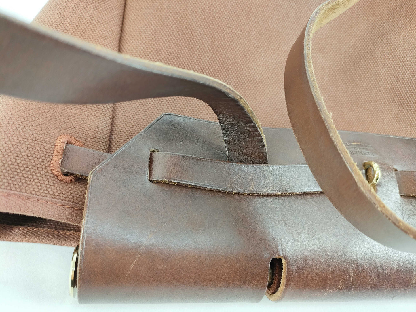 HERMES Air Bag, Hermès Air Bag Ad, PM, E Stamp, Brown, Accessories: Spare Bag, Handbag