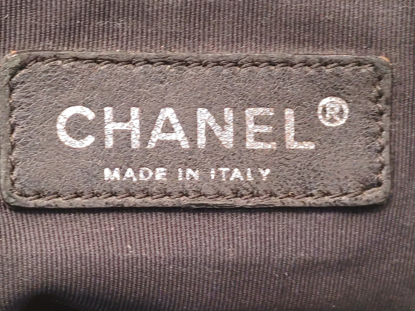 CHANEL Unlimited Seal 12581101 Nylon Silver Tote Bag