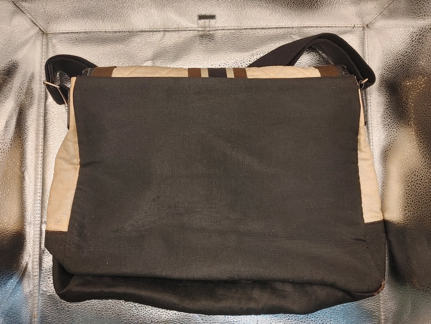 CHANEL Sport Line Shoulder Bag/Messenger Bag with Seal 12781193 Cotton White Shoulder Bag