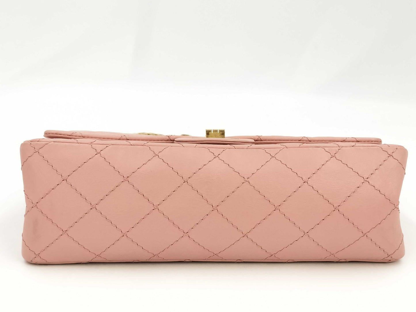 CHANEL CHANEL BAG 2.55 CALFSKIN SOFT PINK NO.25 WITH CARD A37586 GHW CHAIN SHOULDER 25533030 Shoulder Bag