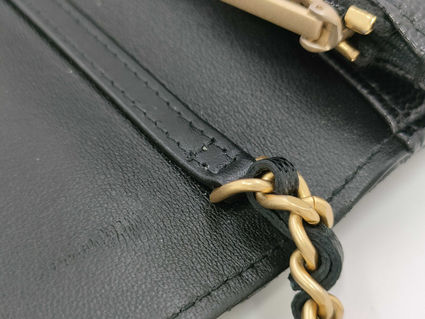CHANEL CHANEL BAG CAVIAR SKIN AP3694 BLACK CHAIN WALLET RFID JCH0T154 Shoulder Bag
