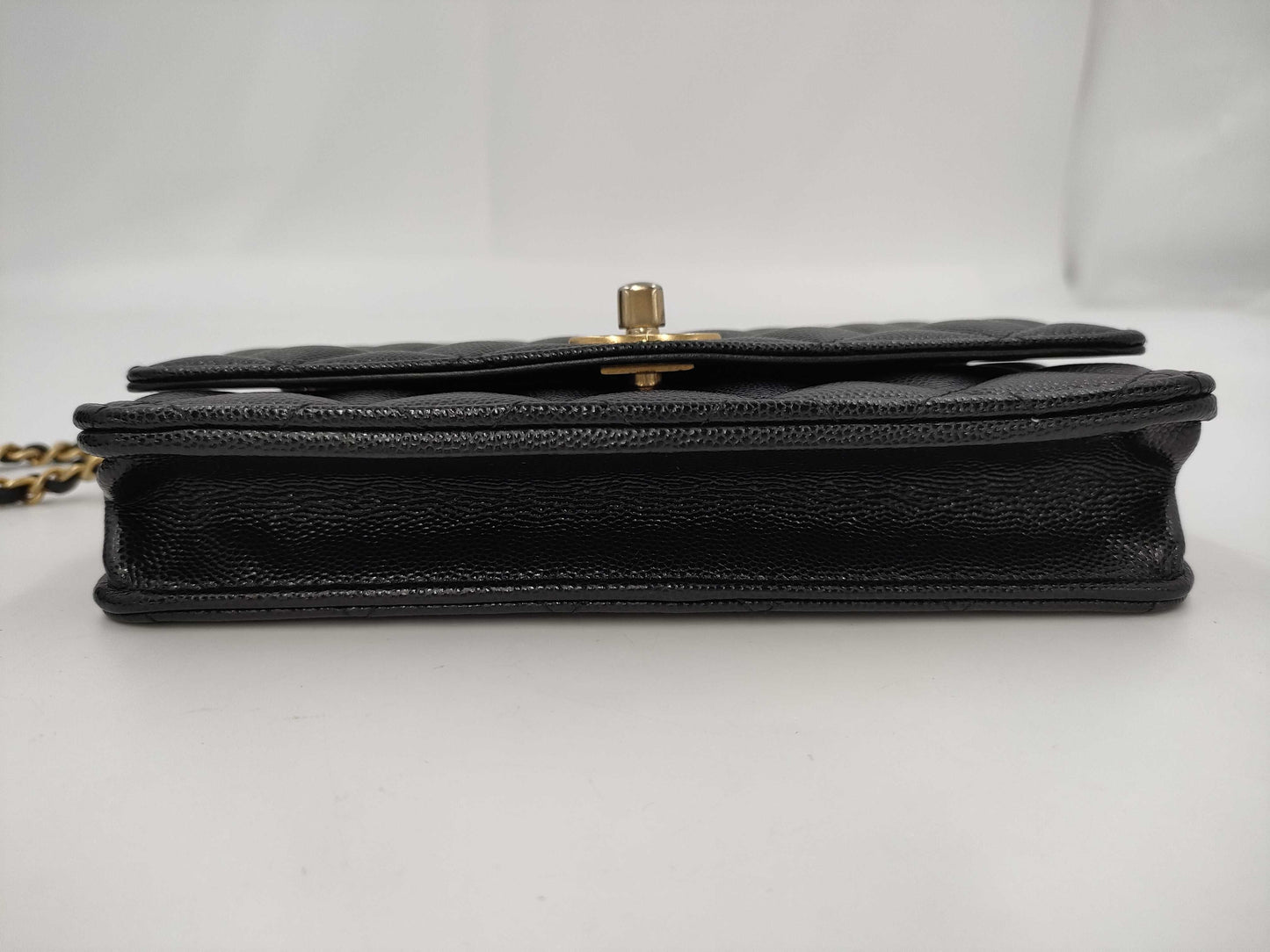 CHANEL CHANEL BAG CAVIAR SKIN AP3694 BLACK CHAIN WALLET RFID JCH0T154 Shoulder Bag