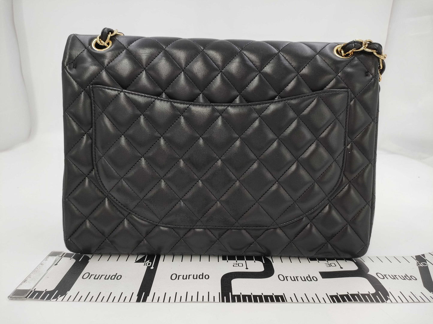 CHANEL CHANEL BAG CLASSIC FLAP A58601 WFLAP MAXI 33CM LAMBSKIN GHW NO 15 W/CARD 15819608 Shoulder Bag