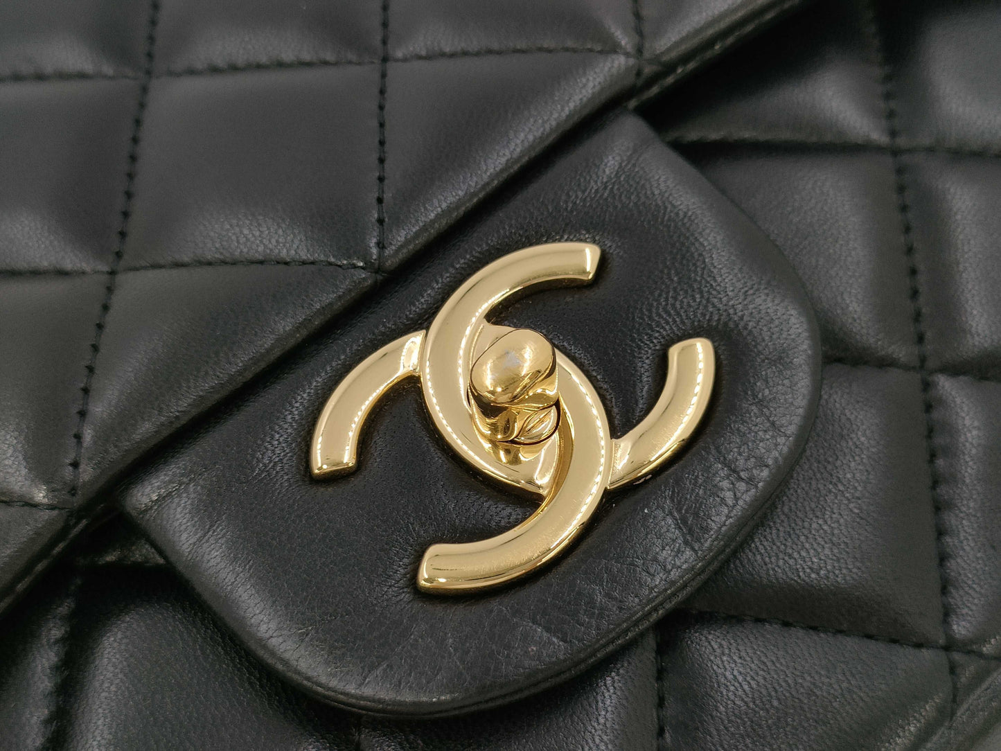 CHANEL CHANEL BAG CLASSIC FLAP A58601 WFLAP MAXI 33CM LAMBSKIN GHW NO 15 W/CARD 15819608 Shoulder Bag