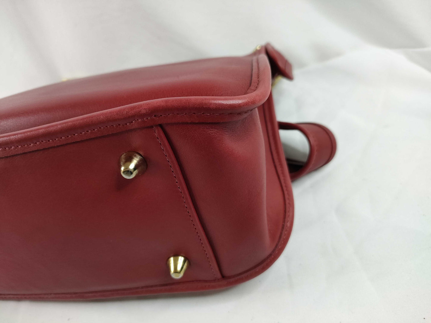 COACH shoulder bag in red calf leather