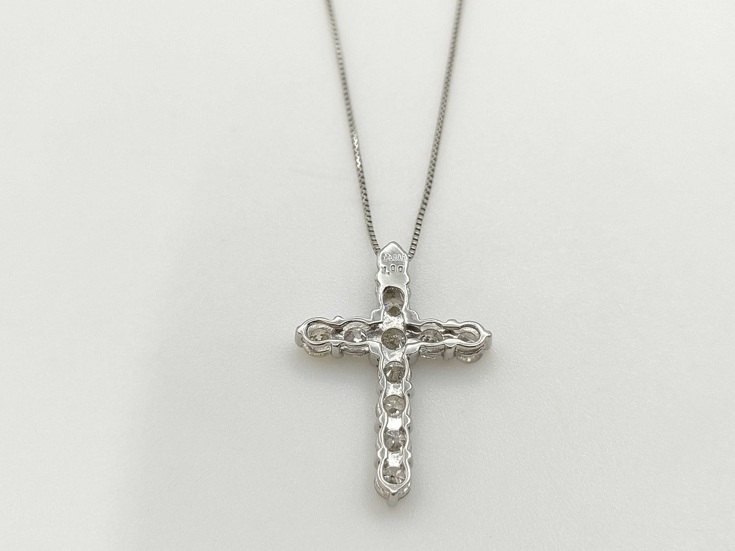 D1.00ct PT900/850 3.1g Necklace