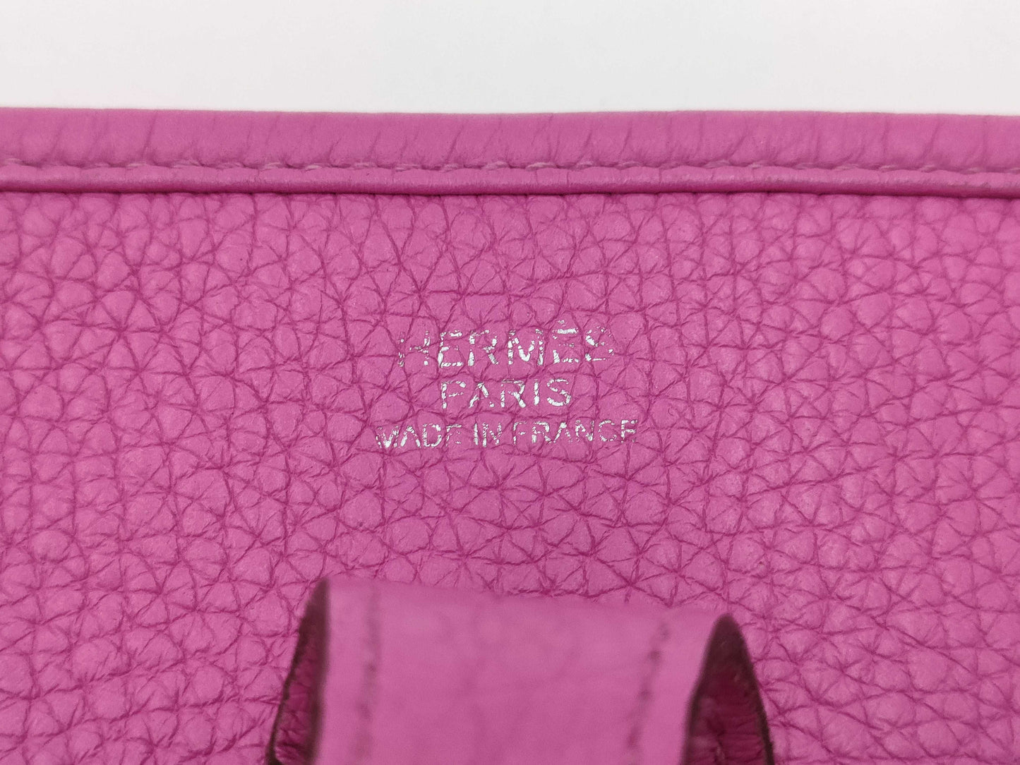 HERMES Taurillon Evelyne 3 PM C-stamped Magnolia Silver Hardware Shoulder Bag