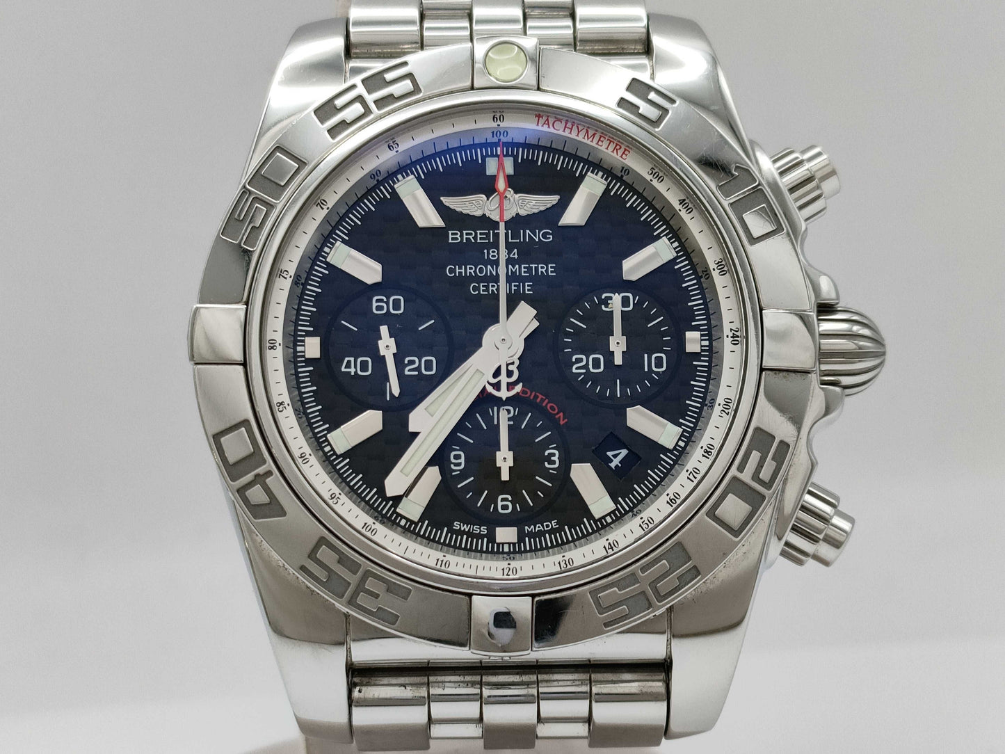BREITLING Chronomat 44 AB0110 3193064 Automatic Men's Watch, Malfunctioning